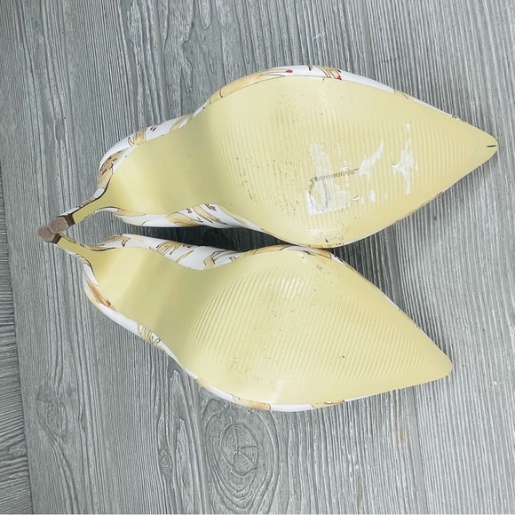 Liliana perilla Multi-color Leatherette Stiletto Heel Pumps shoes size 8 unique - Picture 7 of 13